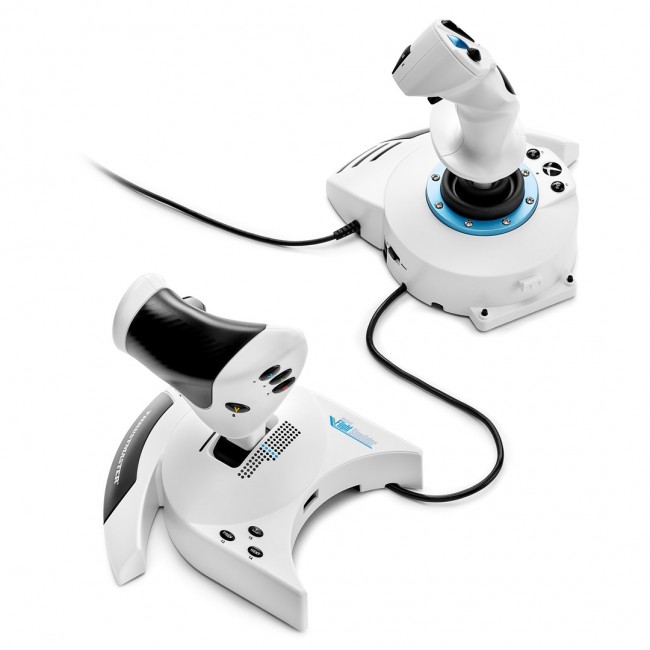 Thrustmaster T.Flight Hotas One Microsoft Flight Simulator Edition Black, White USB Joystick + engine control lever Analogue / Digital PC, Xbox One, Xbox One S, Xbox One X