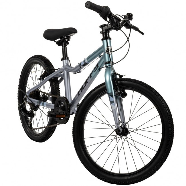 Huffy Literide Alu 20 bike, silver and turquoise (23005W)
