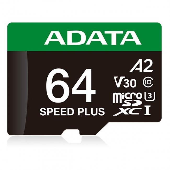ADATA Speed Plus 64 GB MicroSDXC Class 10 ADATA Speed Plus 64 GB MicroSDXC Class 10