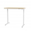 ACTIVEJET desk with electric height adjustment 120x60 ET119S white/oak