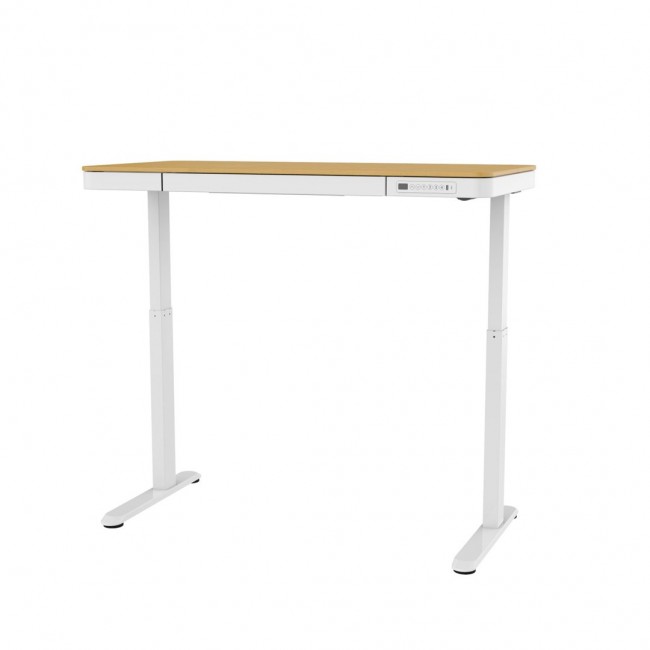 ACTIVEJET desk with electric height adjustment 120x60 ET119S white/oak