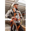 Belay kit with waist belt and shock absorber