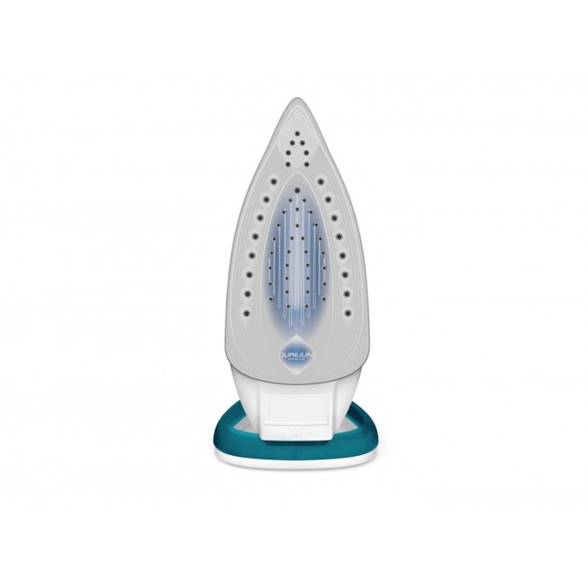 Tefal EasyGliss Plus FV5718 iron Dry & Steam iron Durilium soleplate 2400 W Turquoise, White