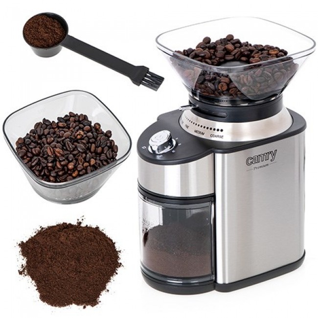 Camry Premium CR 4443 coffee grinder 200 W Black, Stainless steel Camry Premium CR 4443 coffee grinder 200 W Black, Stainless steel