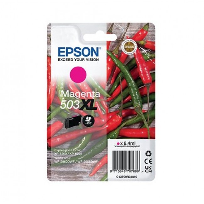 Epson 503XL ink cartridge 1 pc(s) Original High (XL) Yield Magenta Epson 503XL ink cartridge 1 pc(s) Original High (XL) Yield Magenta
