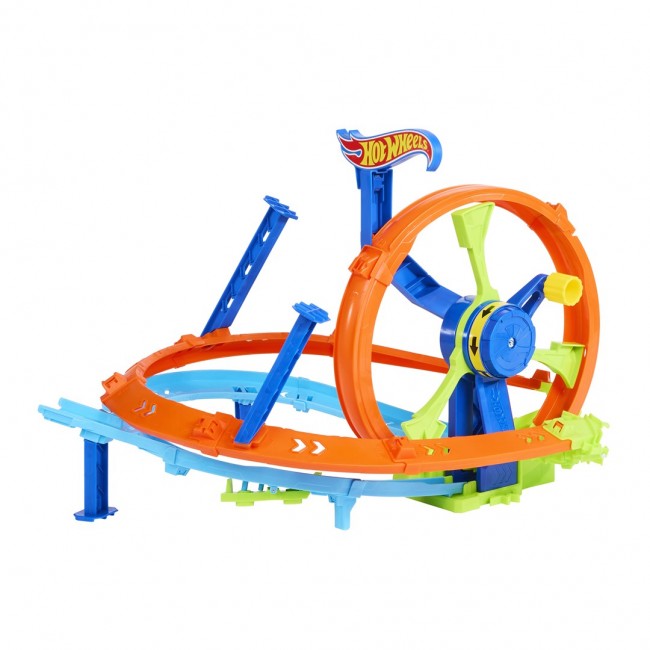 Hot Wheels Rapid Launch & Loop Playset with 1:64 Scale Die-Cast Toy Car, Crash & Track Set Hot Wheels Rapid Launch & Loop Playset with 1:64 Scale Die-Cast Toy Car, Crash & Track Set