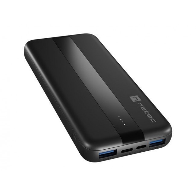 NATEC TREVI SLIM Q V2 Lithium Polymer (LiPo) 10000 mAh Black NATEC TREVI SLIM Q V2 Lithium Polymer (LiPo) 10000 mAh Black