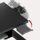 Ergo Office laptop / monitor stand, max. load 20kg, for diag. 13-32