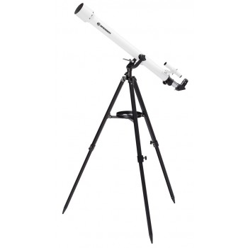 Bresser Optics CLASSIC 60/900 AZ Refractor 338x Black, White