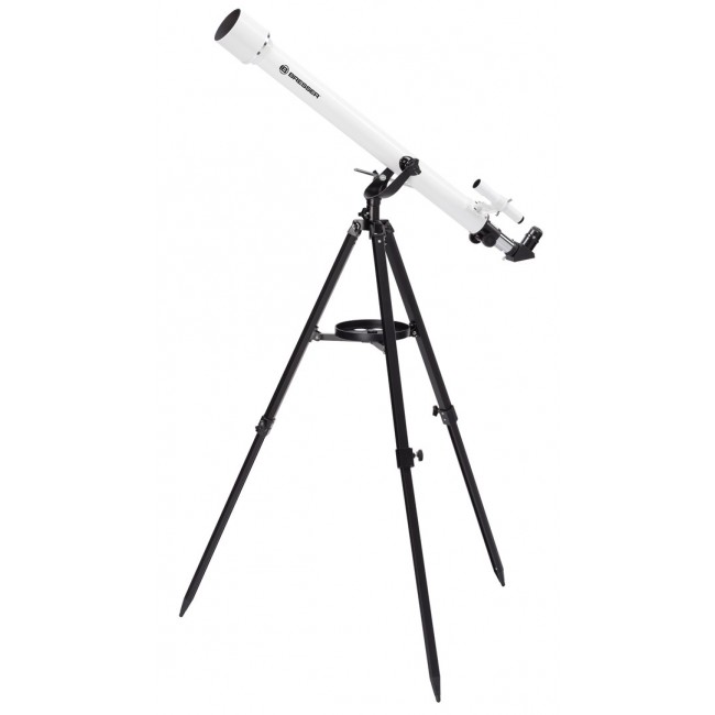 Bresser Optics CLASSIC 60/900 AZ Refractor 338x Black, White