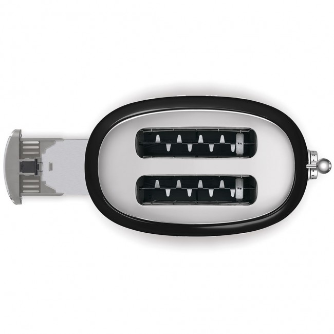 Smeg 50's Style Toaster TSF01BLEU Black Smeg 50's Style Toaster TSF01BLEU Black