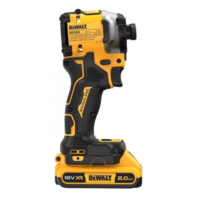 18v impact driver 3 gears 208nm trunk 2x2ah