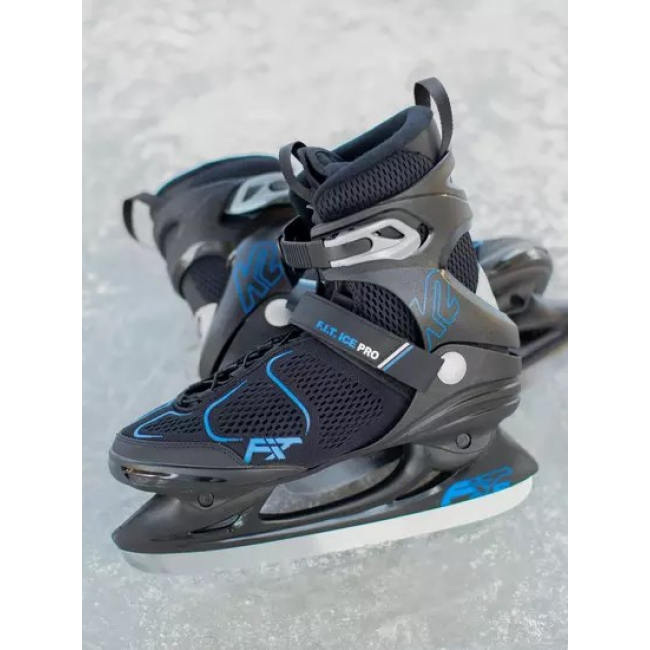 Men's skates K2 F.I.T. ICE PRO black blue 43.5