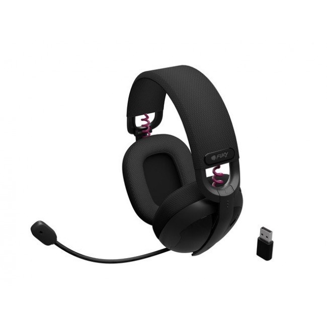 OVER-EAR HEADPHONES FURY FUKIYA F6 WITH MICROPHONE WIRELESS BLACK