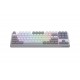 HATOR Rockfall 3 TKL Wireless, white, QMK/VIA, OMA profile white-black keycaps Keyboard - linear mechanical hotswap switches - US - ANSI Layout