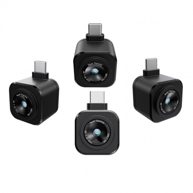 Seek Thermal CW-DBAX thermal imaging camera Black 200 x 150 pixels