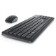 DELL KM3322W keyboard Mouse included Office RF Wireless Ukrainian Black