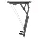 Techly Motorized Swivel Ceiling TV Mount Smart Home Integration for TVs from 32-70