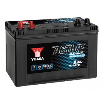 Yuasa M27EFB vehicle battery EFB (Enhanced Flooded Battery) 90 Ah 12 V 700 A Marine