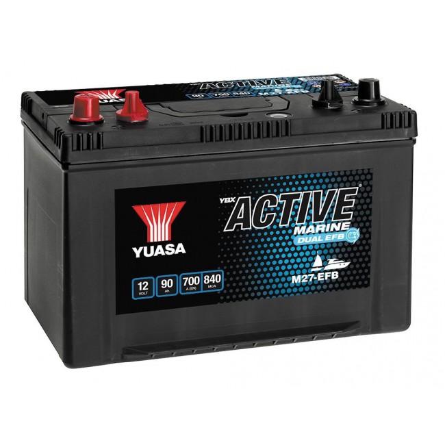 Yuasa M27EFB vehicle battery EFB (Enhanced Flooded Battery) 90 Ah 12 V 700 A Marine