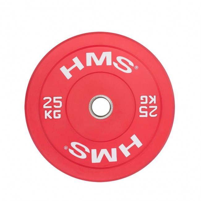 HMS Fitness CBR25 1 pc(s) Olympic Bumper weight disc HMS Fitness CBR25 1 pc(s) Olympic Bumper weight disc
