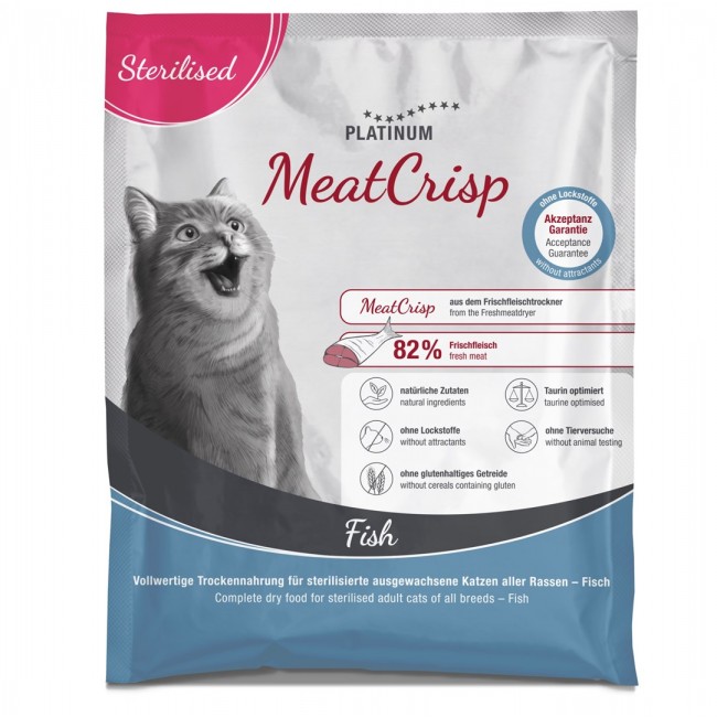 PLATINUM MeatCrisp Mix - dry cat food - 2x50g PLATINUM MeatCrisp Mix - dry cat food - 2x50g