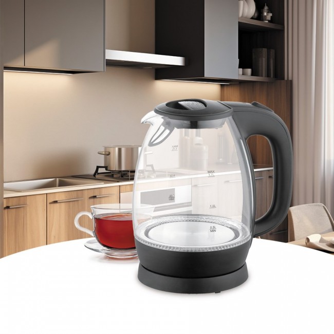 Maestro MR-063-Black Glass Electric Kettle 1,7 L
