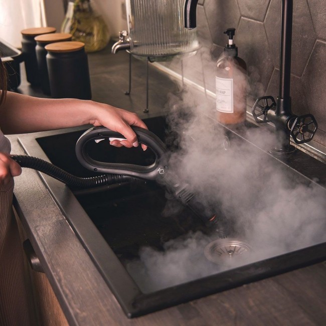 Polti Vaporetto Smart 110 Eco Cylinder steam cleaner 1500 W Black, Green, White