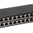 Equip 48-Port Cat.6 Shielded Patch Panel, Black Equip 48-Port Cat.6 Shielded Patch Panel, Black