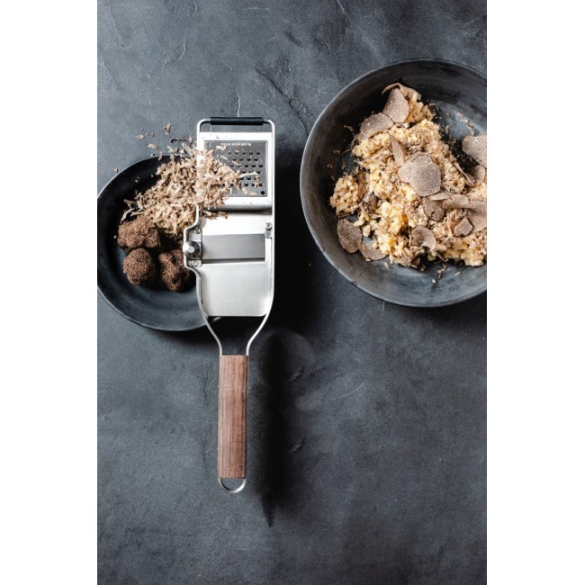 Microplane 43313 manual grater/spiralizer Grip grater Silver, Wood Microplane 43313 manual grater/spiralizer Grip grater Silver, Wood