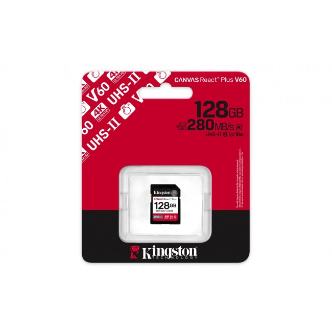 Kingston UHS-II Video Speed Class (V60) | 128 GB | SD | Flash memory class Class 10, UHS-II, U3, V60 Kingston UHS-II Video Speed Class (V60) | 128 GB | SD | Flash memory class Class 10, UHS-II, U3, V60