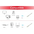 Equip Cat.6A Platinum S/FTP Patch Cable, White, 10.0m , 5pcs/set