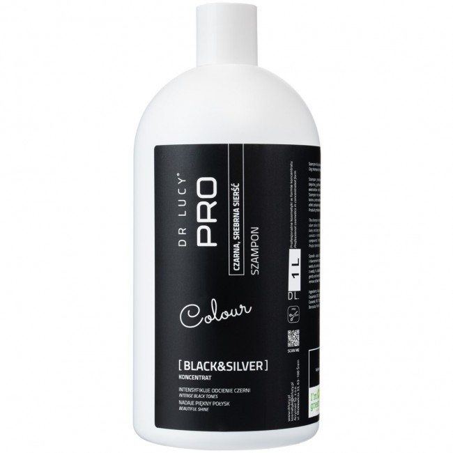 DR LUCY Black & Silver - shampoo for dark coat for dogs - 1L