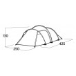 Easy Camp Hemsedal 4 Green Tunnel tent Easy Camp Hemsedal 4 Green Tunnel tent