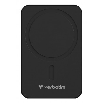 Verbatim Charge 'n' Go Essentials Power Bank Magnetic Wireless 20000 mAh Black