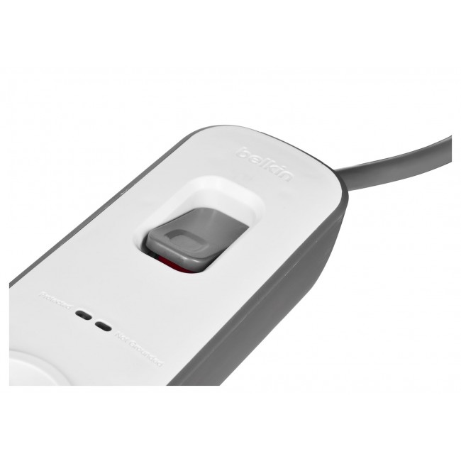 Belkin BSV401CA2M surge protector Black, White 4 AC outlet(s) 2 m