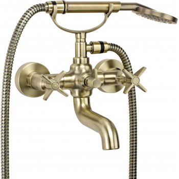 Bathtub mixer with shower set