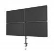 Gembird MA-D4-01 Adjustable desk 4-display mounting arm (rotate, tilt, swivel), 13 -32 , up to 10kg per screen