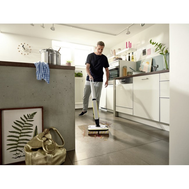 K rcher FC 7 CORDLESS Electric broom Battery Dry&wet Bagless Black, White, Yellow 2.85 Ah