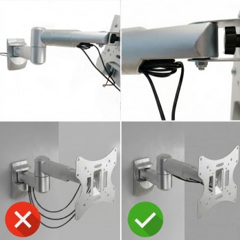 TV Wall Mount Bracket LCD LED Plasma 23-42'' up to 30kg max vesa 200x200 Silver