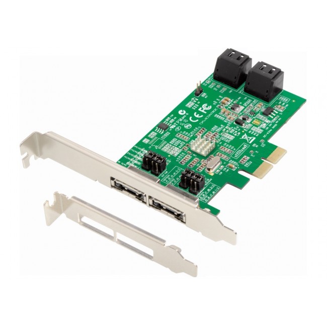 Dawicontrol DC-624E RAID RAID controller PCI Express x2 2.0 6 Gbit/s Dawicontrol DC-624E RAID RAID controller PCI Express x2 2.0 6 Gbit/s