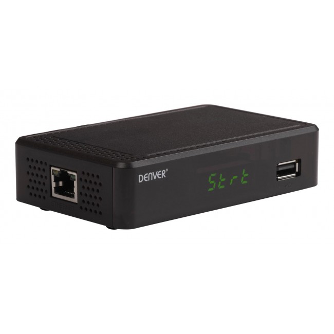 Denver DTB-148 TV set-top box Ethernet (RJ-45), Terrestrial Full HD Black