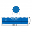 AVENLI Round Frame Swimming Pool 366x76 Set AVENLI Round Frame Swimming Pool 366x76 Set