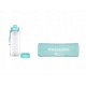 BeACTIVE Lagoon Water bottle and towel