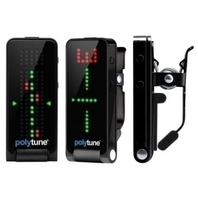 TC Electronic PolyTune Clip Black Tuner gitarowy na klipsie czarny TC Electronic PolyTune Clip Black Tuner gitarowy na klipsie czarny