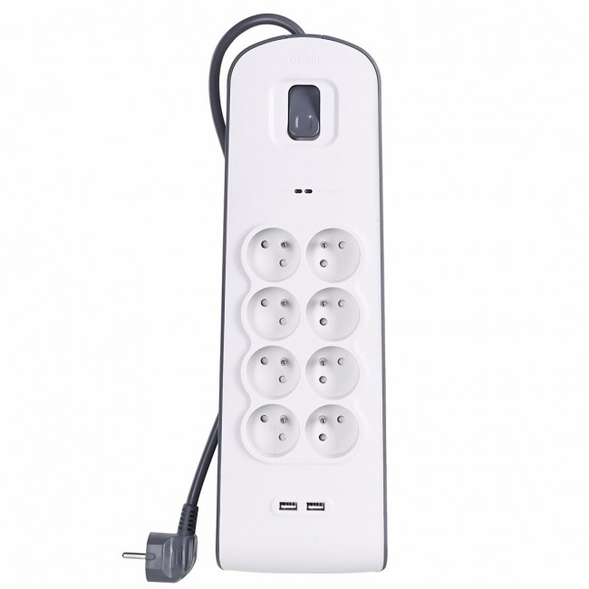 Belkin BSV804ca2M White 8 AC outlet(s) 2 m Belkin BSV804ca2M White 8 AC outlet(s) 2 m
