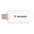 Verbatim Plectra USB-C Flash Drive White 256GB