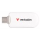 Verbatim Plectra USB-C Flash Drive White 256GB Verbatim Plectra USB-C Flash Drive White 256GB