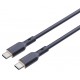 AUKEY CB-SCC101 USB-C Type-C Power Delivery PD 100W 5A 1m Silikon Black AUKEY CB-SCC101 USB-C Type-C Power Delivery PD 100W 5A 1m Silikon Black