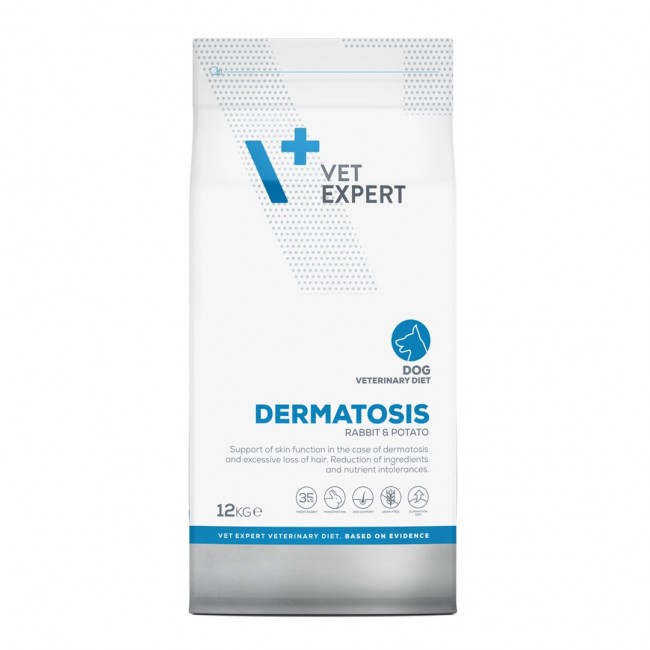 VET EXPERT Veterinary Diet Dermatosis Dog Rabbit & Potato - dry dog food - 12 kg VET EXPERT Veterinary Diet Dermatosis Dog Rabbit & Potato - dry dog food - 12 kg